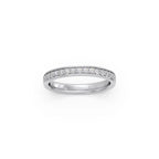 Classic Diamond Band Ring – Sleek Everyday Style in Yellow, Rose & White Gold | Perfect for Office, Travel & Casual Wear