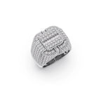 Bold Diamond Ring for Men – Yellow Gold Luxury Statement Ring