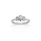 Three Oval Diamond Ring in Yellow Gold – Classic & Elegant Design