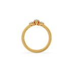 Three Oval Diamond Ring in Yellow Gold – Classic & Elegant Design