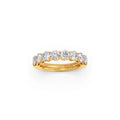 Classic Round Diamond Band in Yellow Gold – Full Eternity Style