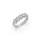 5 Oval-Cut Diamond Ring in Yellow Gold