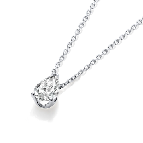 0.5ct Pear Diamond Pendant