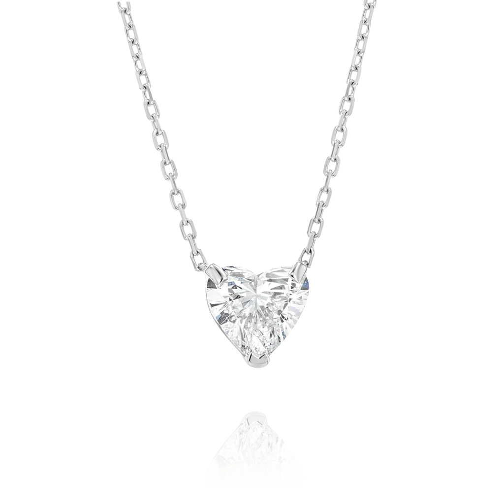 0.7ct Heart Diamond Pendant