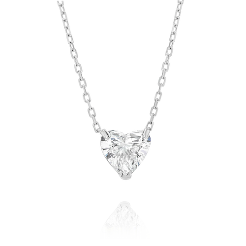 0.7ct Heart Diamond Pendant