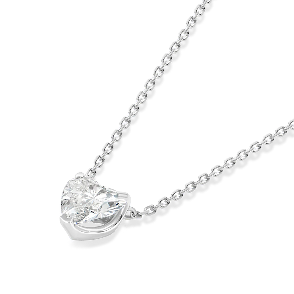 0.7ct Heart Diamond Pendant
