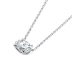 1ct Oval Diamond Pendant