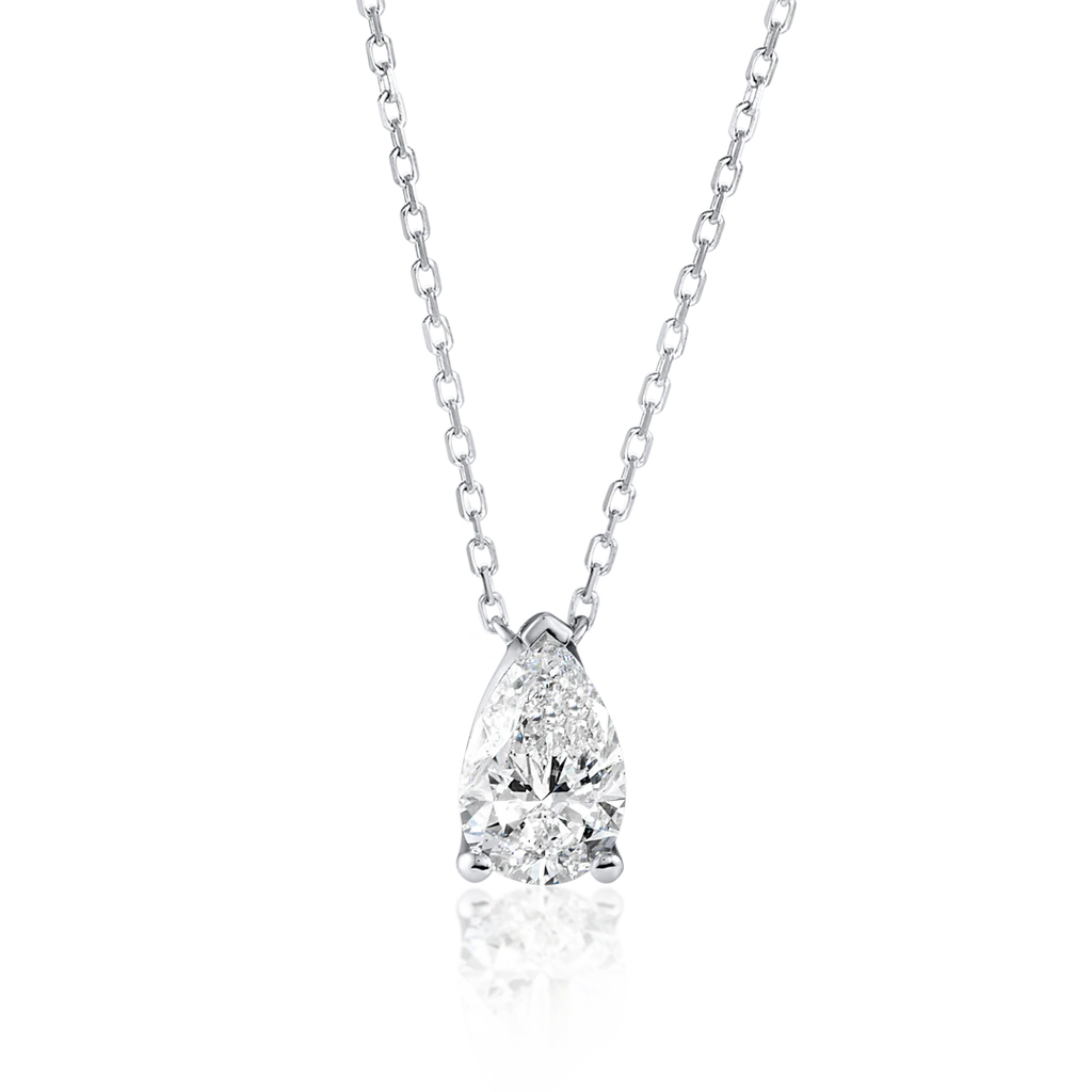 1ct Pear Diamond Pendant