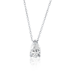 1ct Pear Diamond Pendant