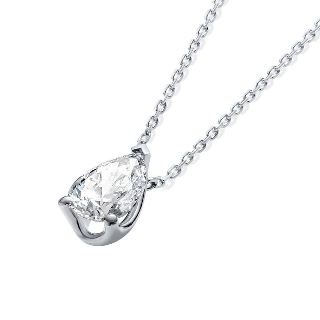 1ct Pear Diamond Pendant