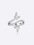 Petal-Inspired Floral Ring in Yellow Gold