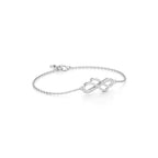 Infinity Diamond Bracelet in Yellow Gold | Love & Forever Symbol