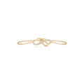 Infinity Diamond Bracelet in Yellow Gold | Love & Forever Symbol