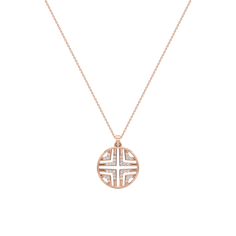 Luxury Spark Diamond Earrings – Fine Jewelry in Rose Gold
