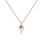 Elegant Loop Pendant – Stylish White Gold Statement Jewelry