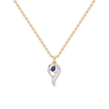 Elegant Loop Pendant – Stylish White Gold Statement Jewelry
