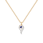 Elegant Loop Pendant – Stylish White Gold Statement Jewelry