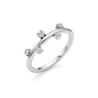 Halo Spark Diamond Stud Earrings – 14K Yellow Gold Daily Wear Jewelry