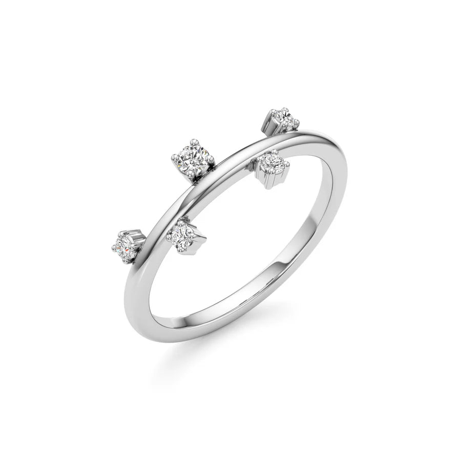 Halo Spark Diamond Stud Earrings – 14K Yellow Gold Daily Wear Jewelry