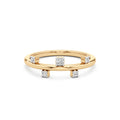 Halo Spark Diamond Stud Earrings – 14K Yellow Gold Daily Wear Jewelry