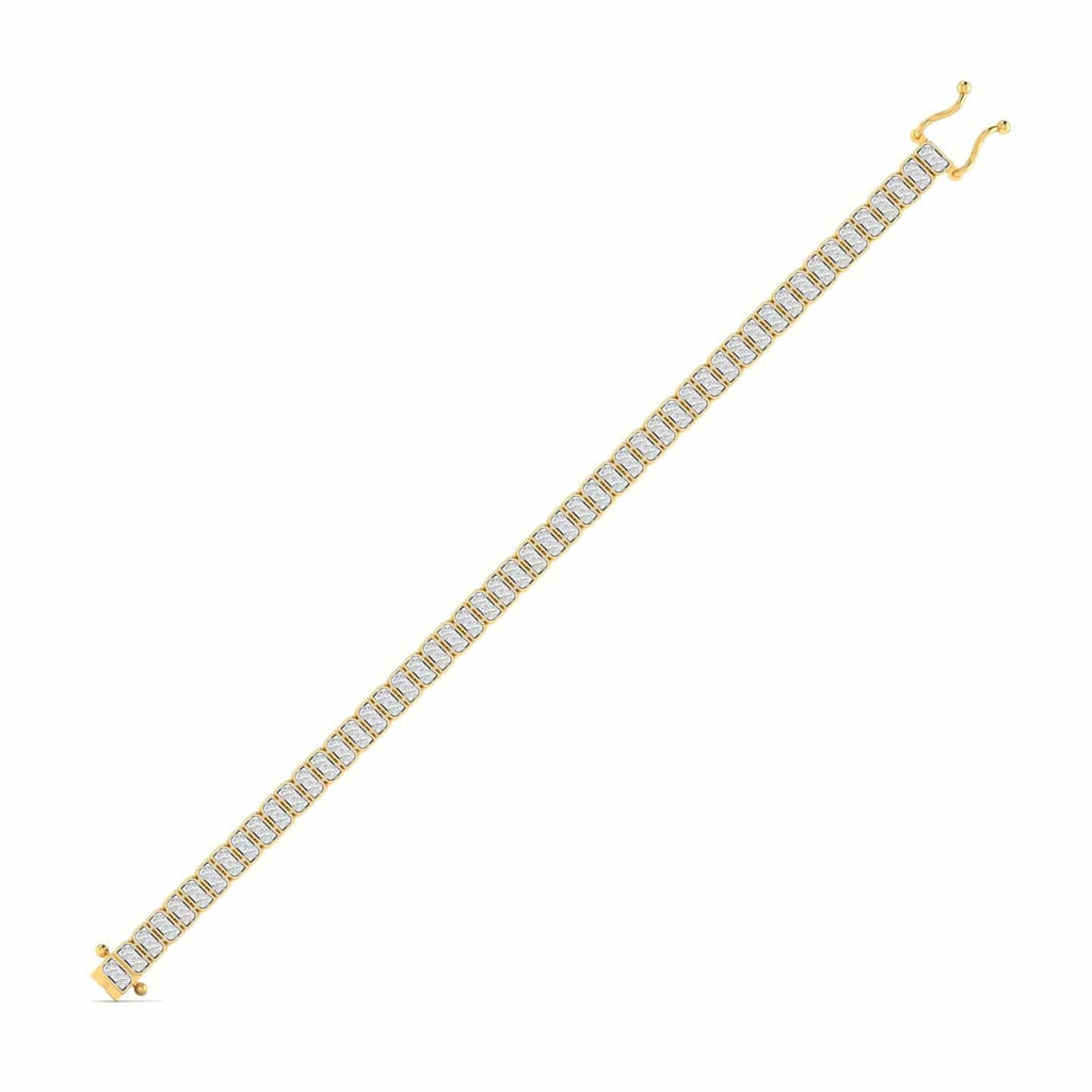 2 Carat Emerald Cut Diamond Tennis Bracelet