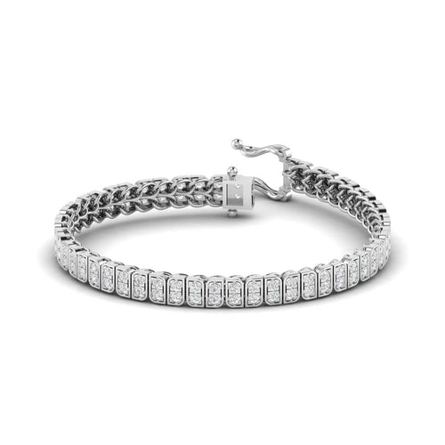 2 Carat Emerald Cut Diamond Tennis Bracelet