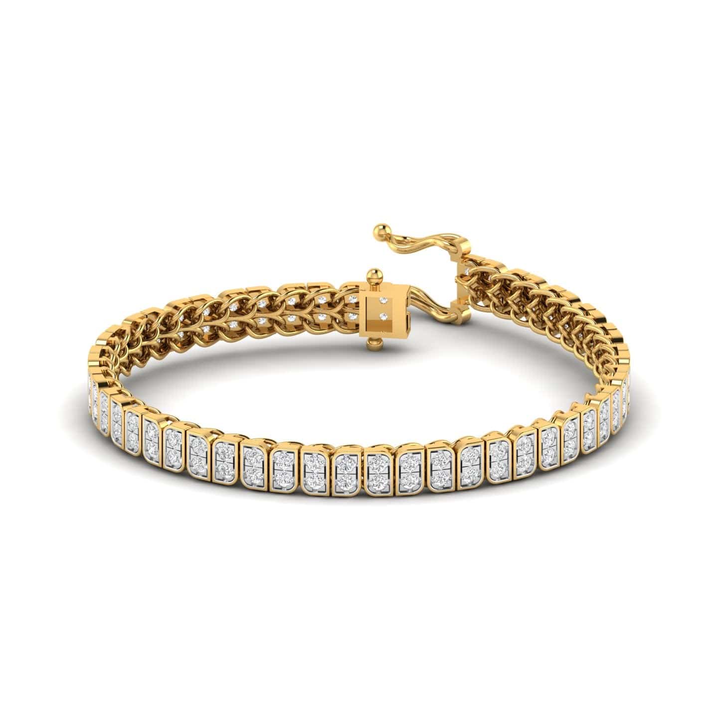 2 Carat Emerald Cut Diamond Tennis Bracelet