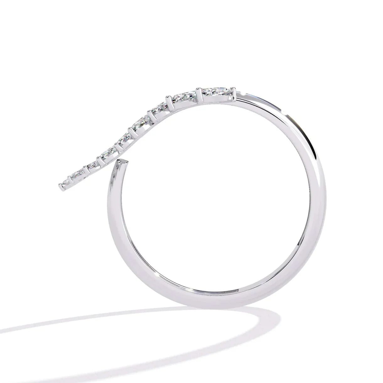 Leaflet Lab Grown Diamond Ring
