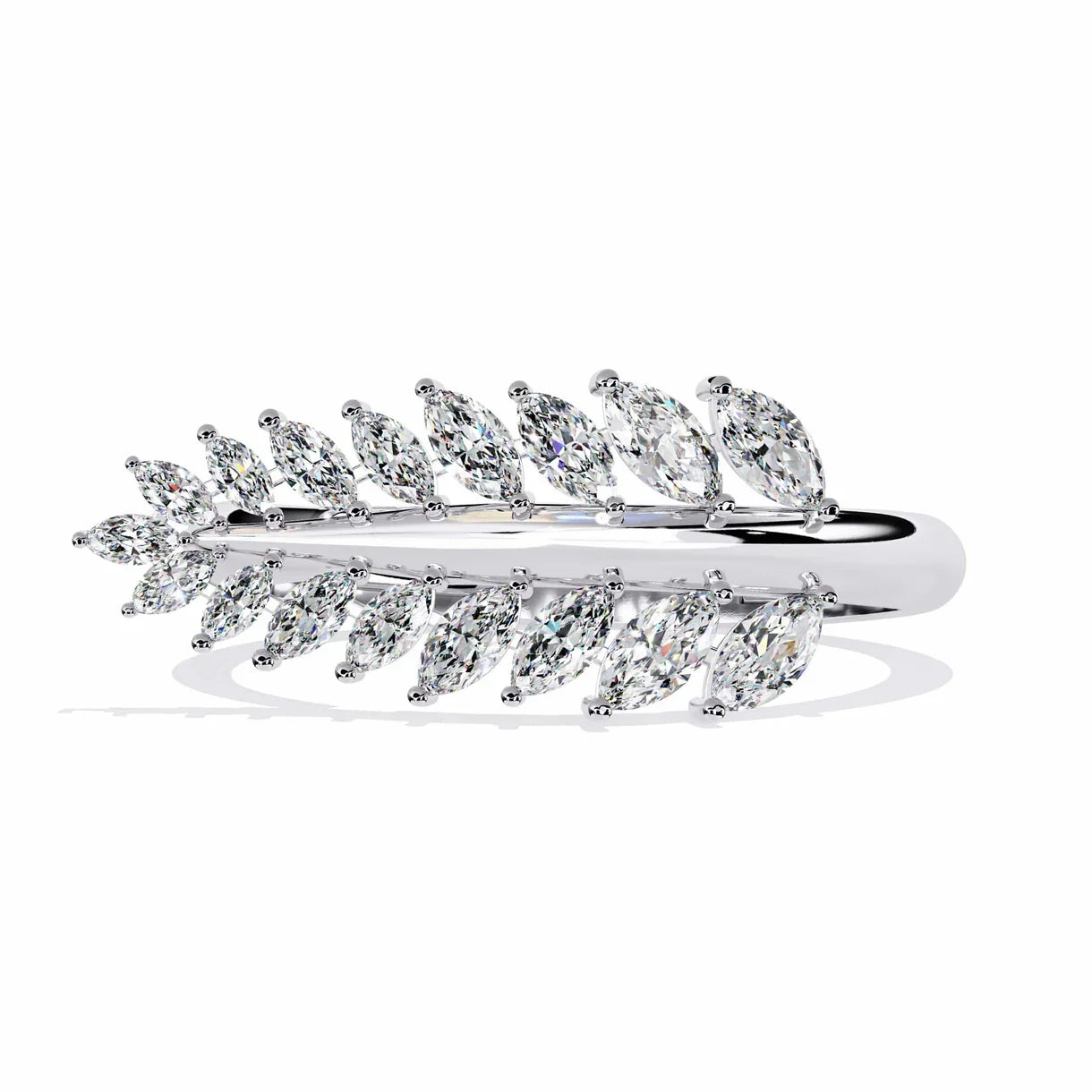 Leaflet Lab Grown Diamond Ring