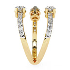 Twin of Love Diamond Engagement Ring
