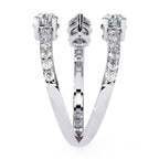 Twin of Love Diamond Engagement Ring