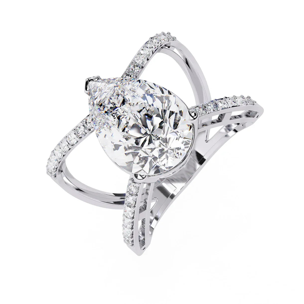 Flutter Glow Diamond Ring