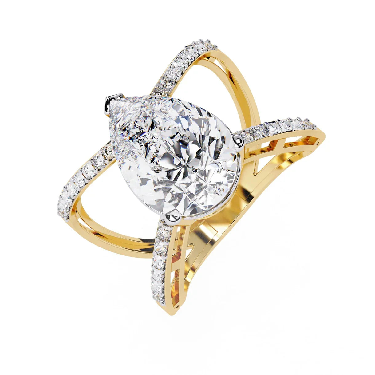 Flutter Glow Diamond Ring