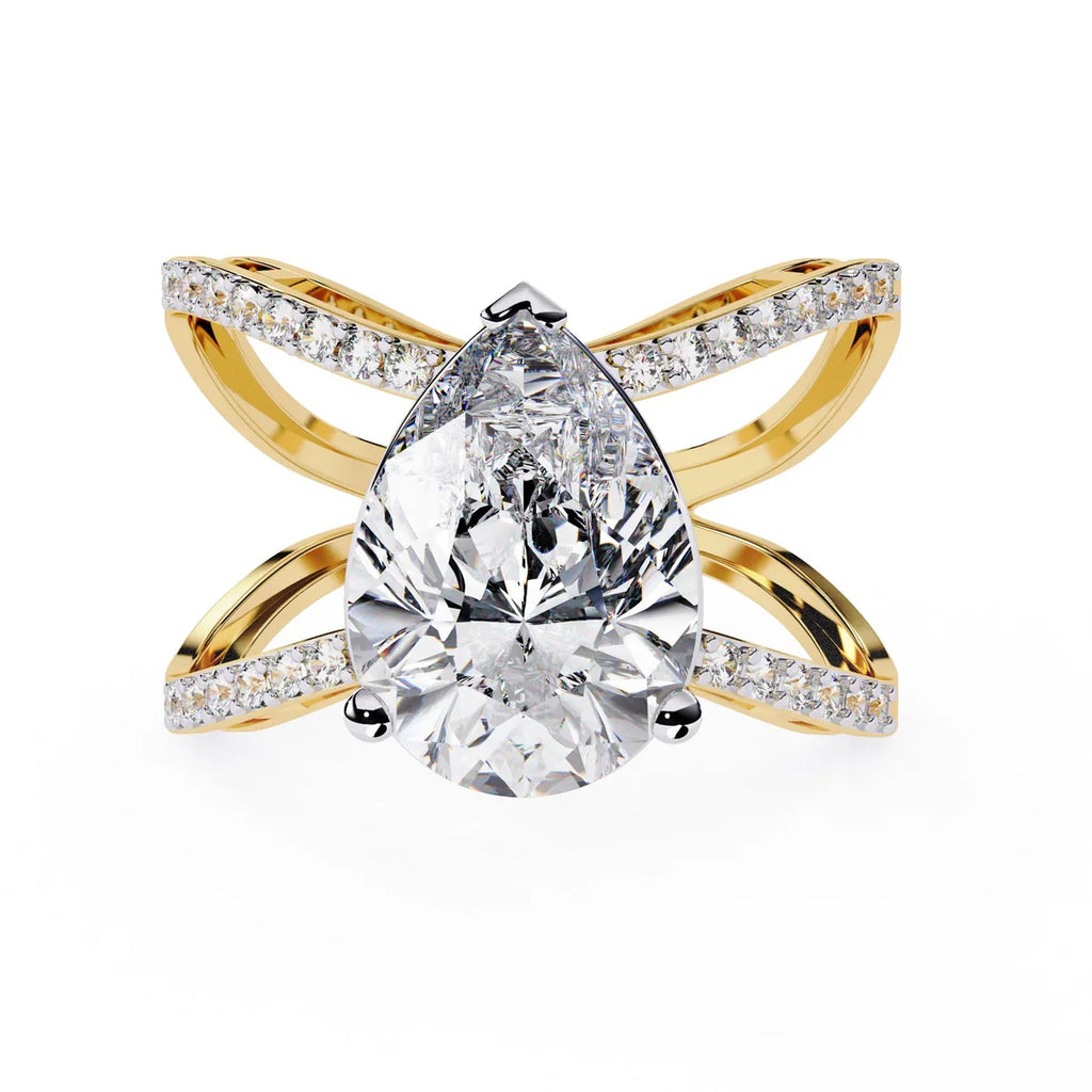 Flutter Glow Diamond Ring