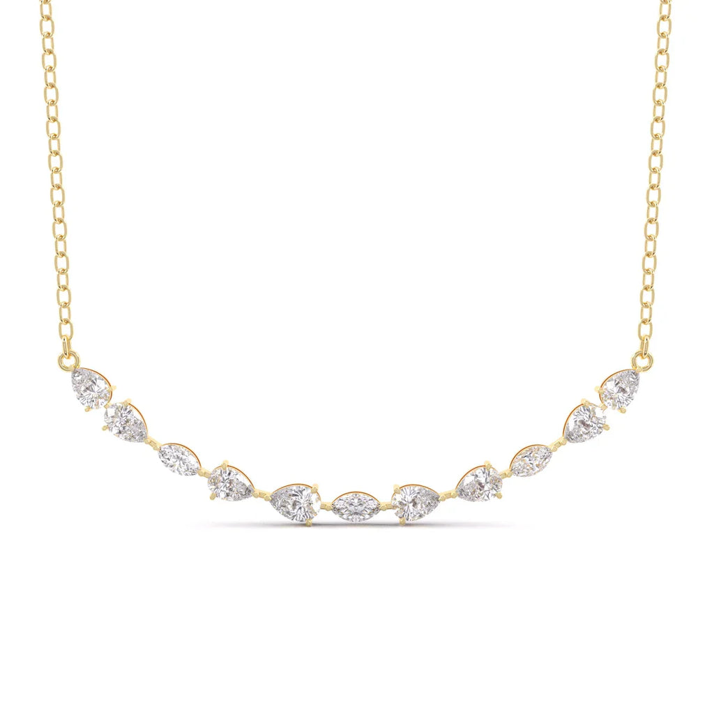 Pear & Marquise Diamonds Pendant